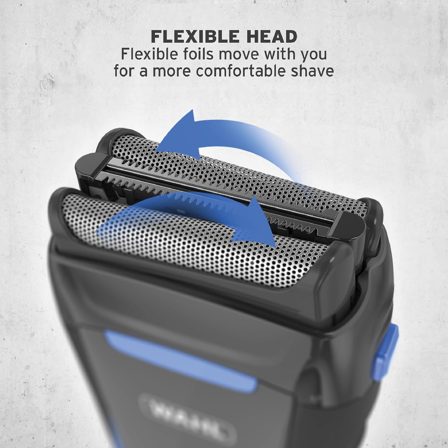Wahl 7063-027 Groomsman Electric Shaver Rechargeable Wet/Dry Waterproof Electric Razor for Cordless Men's Shaving & Grooming - Lithium Ion with Long Run Time & Quick Charge – Model 7063 - الصورة 4