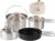 Camping Hiking Cookware Set, Camping Hiking Cookware Set Outdoor Portable Picnic Cookware Kit Stainless Steel Pot Frying Pan Kettle Set Travel Cooking Accessory