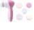 ECVV Facial Cleansing Brush Silicone Face Scrubber, 5 in 1 Portable Electric Exfoliating Rotating Massage Device Waterproof Deep Cleaning Exfoliation Spa Machine (Random Color)