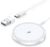 Magnetic Fast Wireless Charger, for Phones & Earbuds, Strong Magnet, Dual Ports, Case-Friendly, Lightweight, Portable, for Travel, Home, Office, Desk