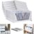 Stackable Clothes Plastic Storage Basket-Foldable Closet Organizer Shelf Cloth Holder-Drawer Rack Storage Containers Underwear Storage Bin for Wardrobe Cupboard Kitchen Bathroom Large White*5