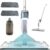 Spray Mop for Floor Cleaning, Dry Wet Flat Mop Sweeper Cleaner with 3PCS Reusable Pads, 250ML Refillable Bottle, Movable Handle，360° Rotating Microfiber Dust Mops for Home Laminate Hardwood