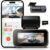 70mai A810 Lite 4K Dash Cam, 4K Front + 1080P Rear Car Camera