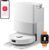 roborock Qrevo S Pro Robot Vacuum(Upgraded from Qrevo 5AE),18,500 Pa Super Suction,Dual Mops with 10 mm Auto-Lift, AI Obstacle Avoidance, Auto Hot Water Mop Washing&Warm Air Self-Drying,Self-Emptying