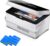 Medicine Refrigerator, Portable Insulin Cooler Box with 3 Batteries, Mini Thermostat Large Refrigeration Space for Car, Travel, Insulated Bag for Home Medical Use