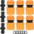 9 Pcs Hose Connector Kit Garden Hose Fitting 1/2 Inch 13mm Double Plug Garden Hose Connectors, Quick Connect Adapters for Garden Pipes and Outdoor Equipment