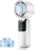 Handheld Fan with Cooling Plate, Portable Fan with Ice Cooler, 3-Second Fast Cooling, Rechargeable 4000mAh, 4 Speeds, Handheld Hanging Neck Desktop, Essential for Summer Travel/Outdoor/Office