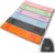 Resistance Bands Set, Pack of 6 Different Levels Loop Exercise Bands for Workout, Stretching, Yoga, Pilates, Elastic Band for Men and Women with Carrying Bag, Fitness Equipment for Training