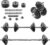 Fitness World Cast Iron Dumbbell Set by – 20kg black FT-210