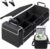 Car Trunk Organizer, Foldable Large Capacity Waterproof Storage Box with Lid, Expandable Multi-Compartment Pockets, Insulated Leakproof Cooler Bag, Adjustable Straps, for SUV Travel (Black)