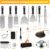 Griddle Accessories Kit, 29PCS Flat Top Grill Accessories Kit for Blackstone and Camp Chef, Griddle Spatula Set with Basting Cover, Enlarged Spatulas, Scraper for Outdoor BBQ