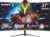 Gawfolk 27 inch Curved Gaming Monitor 180Hz 1080P Computer Monitors 1800R