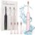 Sonic Electric Toothbrushes, Necomi USB Rechargeable Ultrasonic Tooth Brush with 4 Brush Heads 6 Cleaning Modes and Smart Timer IPX7 Waterproof Cleaning Toothbrushes for Adults and Kids（Pink）