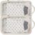 Baby Diaper Bag Organizer Pouches 2 Pack – Waterproof Hanging Mesh Storage Bags, Reusable & Washable Diaper Inserts for Cloth Diapers, Travel-Friendly Nursery Organizer Bags