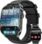 Smart Watch for Men Women Answer/Make Calls,1.91″ HD Curved Screen Fitness Watch with Sleep/Heart Rate/SpO2/Stress Monitor,120+ Sport Modes,IP68 Waterproof Smartwatch for iPhone & Android(Black, 1.91)