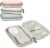 Suavinex, Baby Grooming Kit Complete Portable Toiletry Bag Manicure Kit Contains: Brush & Comb + Toothbrush + Scissors + File + Nail Clippers 6 Pieces Grey